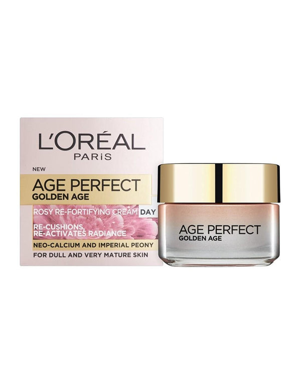 L'Oreal | Age Perfect Golden Age | Rosy Re-Fortifying Day Cream Re-Cushions | 50ml | קרם פנים