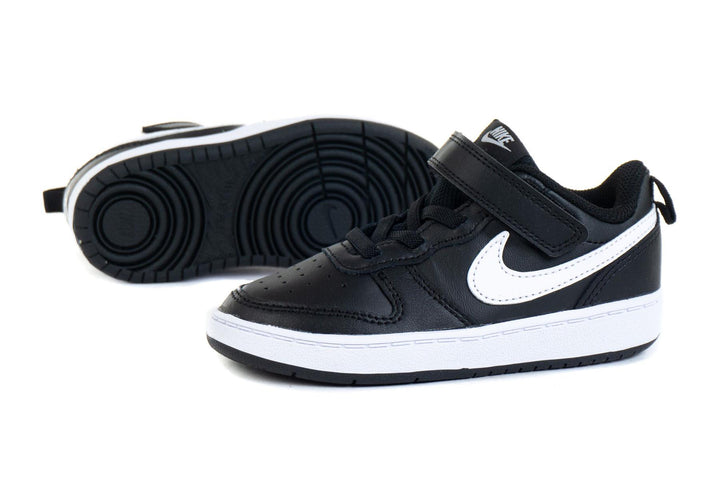 Nike Kids Court Borough Low 2 Black & White | נייק נעלי פעוטות