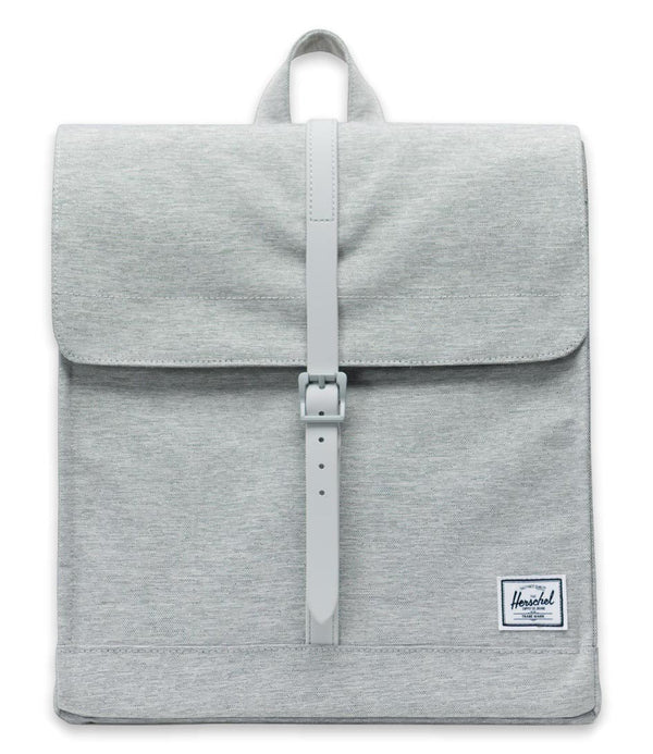 Herschel City Mid-Volume Light Gery Crosshatch תיק גב הרשל סיטי אפור בהיר