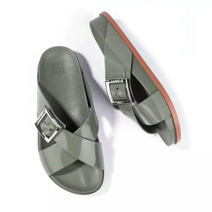 Zaxy Choice Birken כפכפי סלייד לאישה ירוק